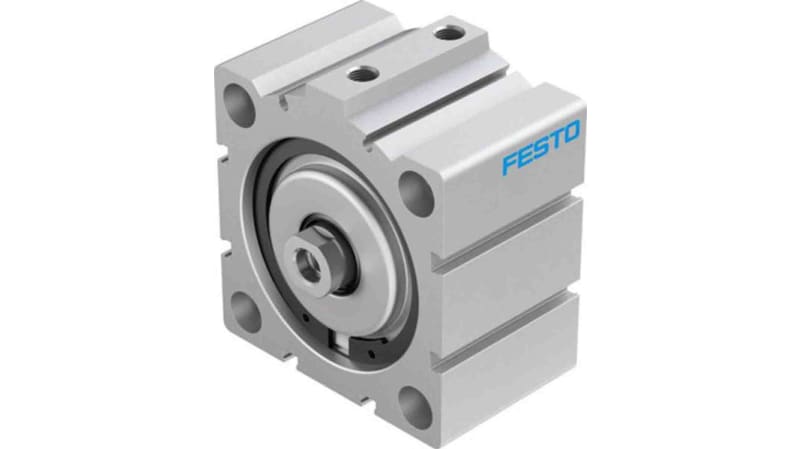 Festo Pneumatic Compact Cylinder 80mm Bore, 10mm Stroke, ADVC Series, Double Acting
