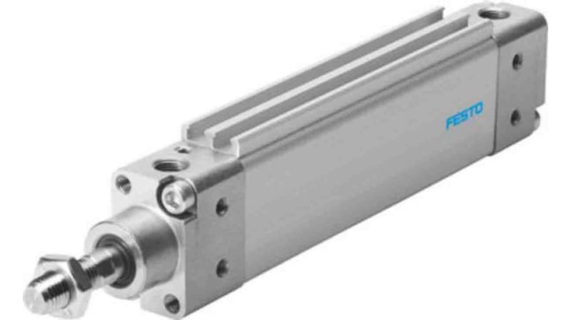 Festo Pneumatic Compact Cylinder 20mm Bore, 100mm Stroke, DZH-20-100-PPV-A Series, Double Acting