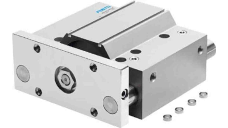 Festo Pneumatic Guided Cylinder 100mm Bore, 50mm Stroke, DFM Series, Double Acting