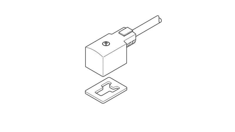 Festo KMV-1-24DC-5-LED Series Plug Connector