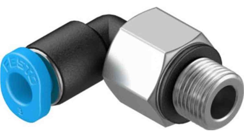 Festo Elbow Threaded Adaptor to M5 Male to Push In 2 mm