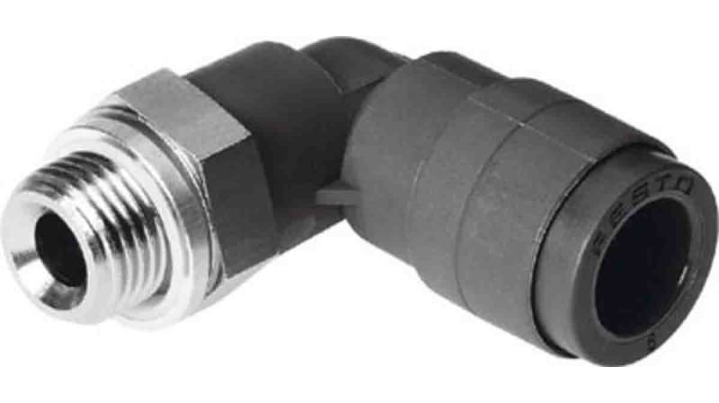 Festo Elbow Threaded Adaptor to G 1/8 Male to Push In 8 mm