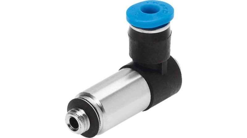 Festo Elbow Threaded Adaptor to M5 Male to Push In 4 mm