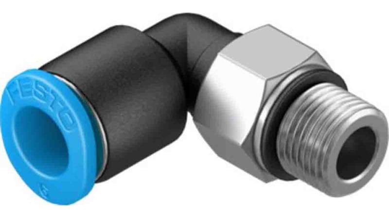 Festo Elbow Threaded Adaptor to M7 Male to Push In 6 mm