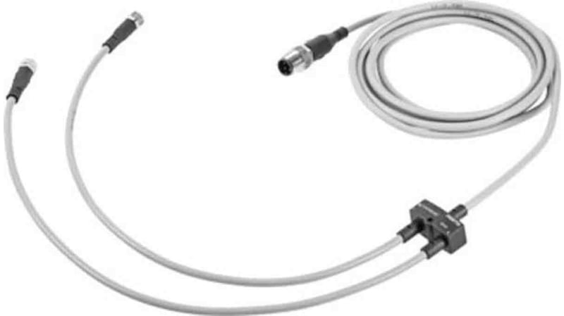 Festo NEDY-L2R1-V1-M8G3-U-0.3L-M12G4-2.5R Series Connector