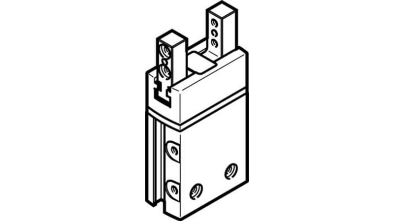 Festo 2 Finger Double Action Pneumatic Gripper, DHRS-25-A-NC