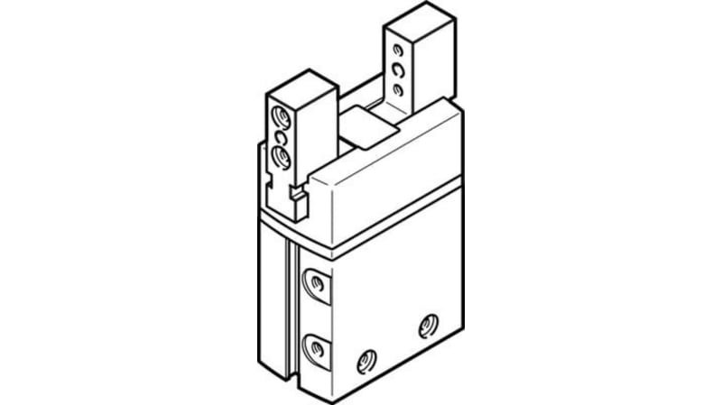 Festo 2 Finger Double Action Pneumatic Gripper, DHPS-6-A