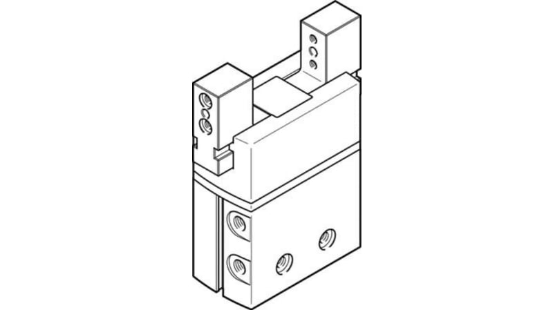 Festo 2 Finger Double Action Pneumatic Gripper, DHPS-25-A