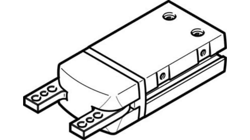Festo 2 Finger Double Action Pneumatic Gripper, DHWS-10-A