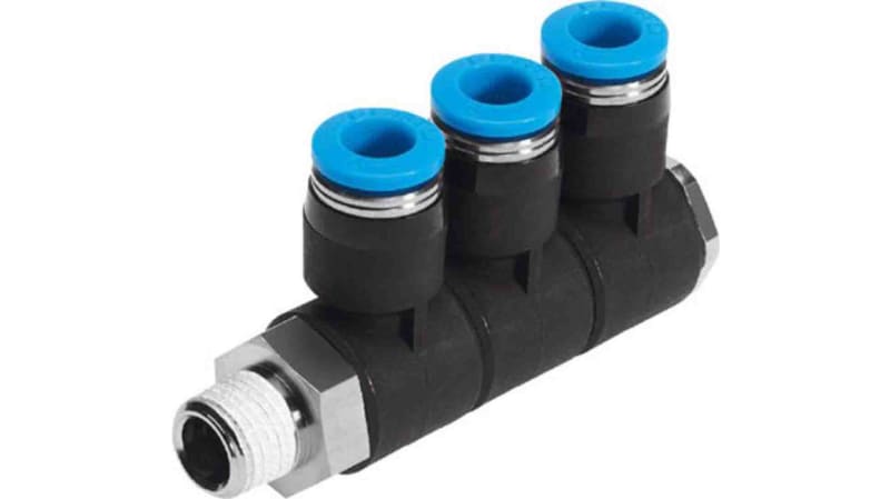 Festo QSLV6-G3/8-8 multiple distributor