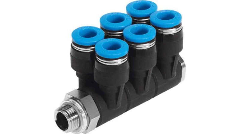 Festo QSLV3-1/2-12 multiple distributor