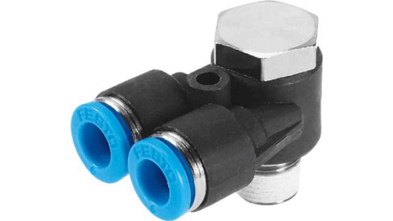 Festo Y Threaded Adaptor to Push In 8 mm to Push In 8 mm