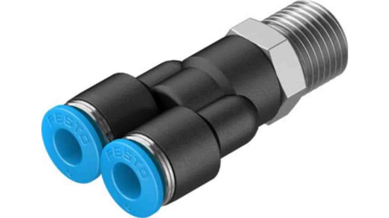 Festo Y Threaded Adaptor to Push In 6 mm to Push In 6 mm