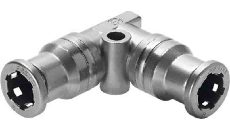 Festo Elbow Tube-toTube Adaptor to Push In 4 mm to Push In 4 mm, CRQSL Series