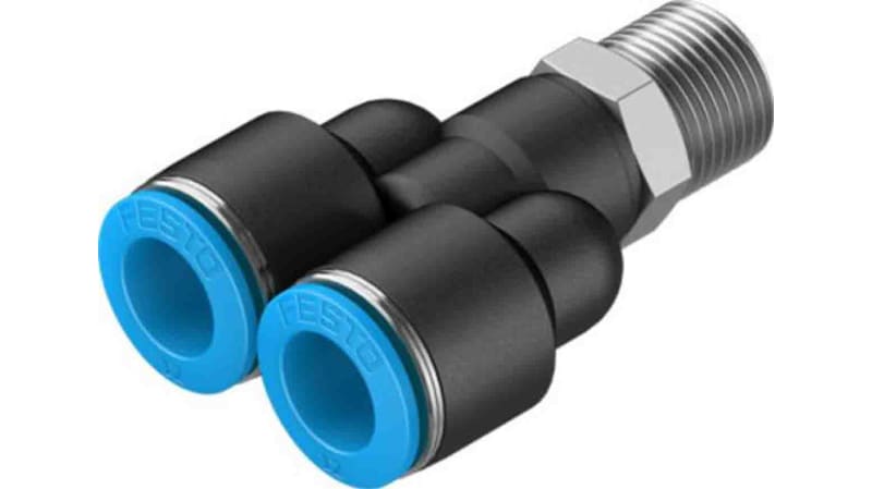 Festo Y Threaded Adaptor to Push In 12 mm to Push In 12 mm