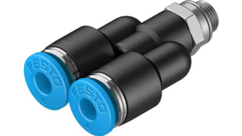 Festo Y Threaded Adaptor to Push In 4 mm to Push In 4 mm