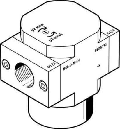 Festo HEL-1/2-D-MIDI 2035906