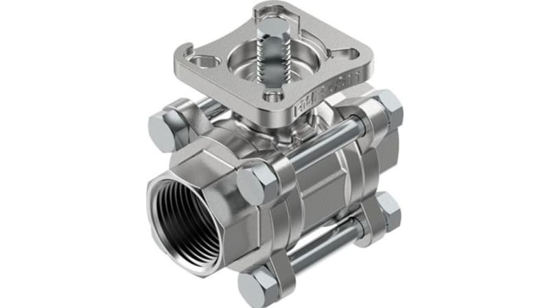 Festo Stainless Steel Manual Ball Valve 2 Way