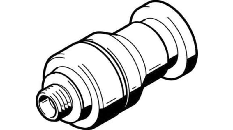 Festo Elbow Threaded Adaptor to M5 Male to Push In 6 mm, CRQSL Series
