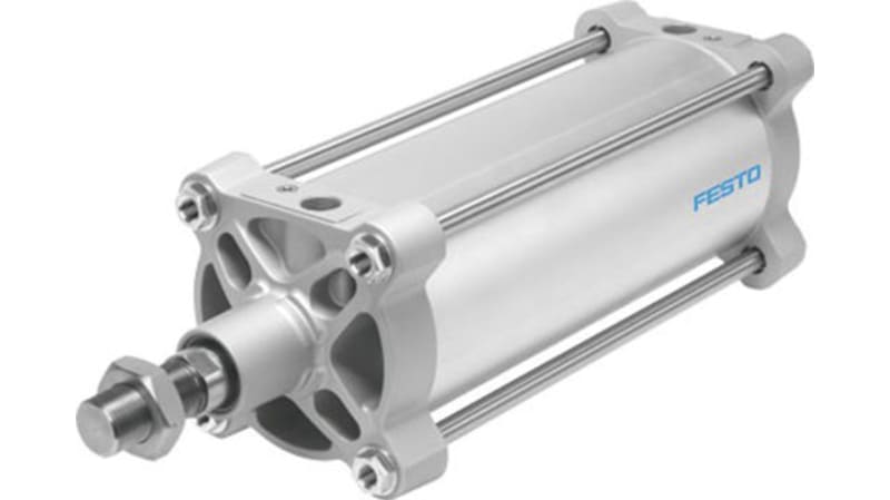 Festo Pneumatic Cylinder 160mm Bore, 320mm Stroke, DSBG-160-320-PPVA-N3 Series, Double Acting