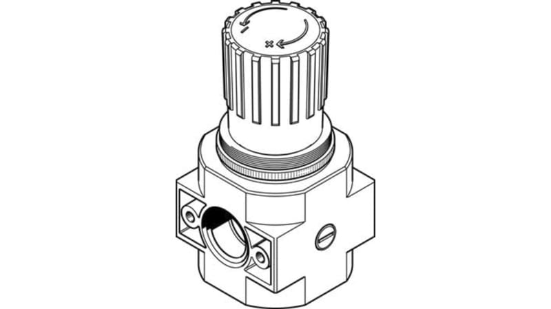 Festo Pneumatic Regulator - 0.47bar to 7.2bar