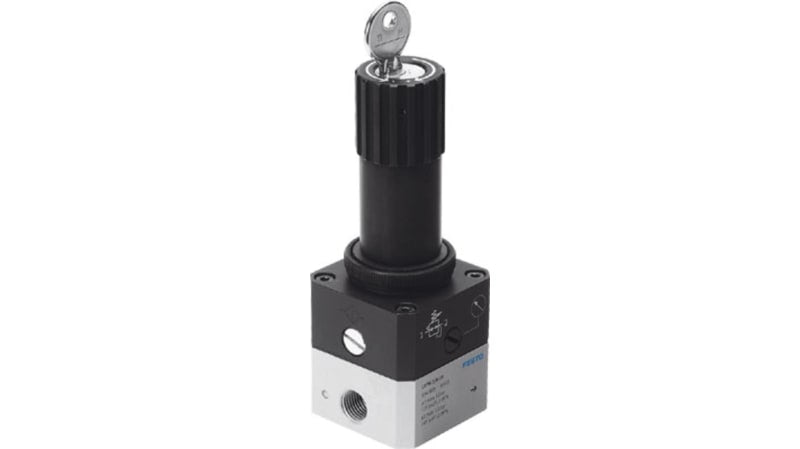 Festo G 1/4 Pneumatic Regulator - 0.05bar to 0.7bar