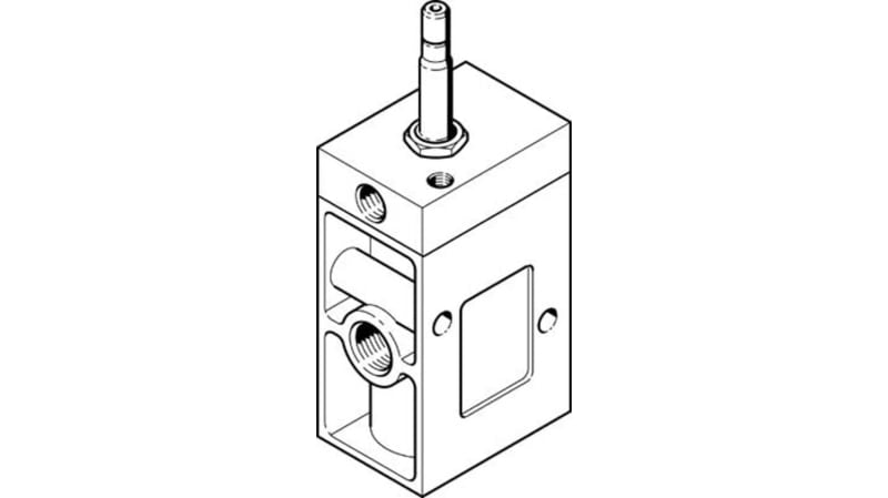 Festo 3/2 Closed, Monostable Pneumatic Solenoid/Pilot-Operated Control Valve - Electrical G 1/2, G 1/8 MCH Series
