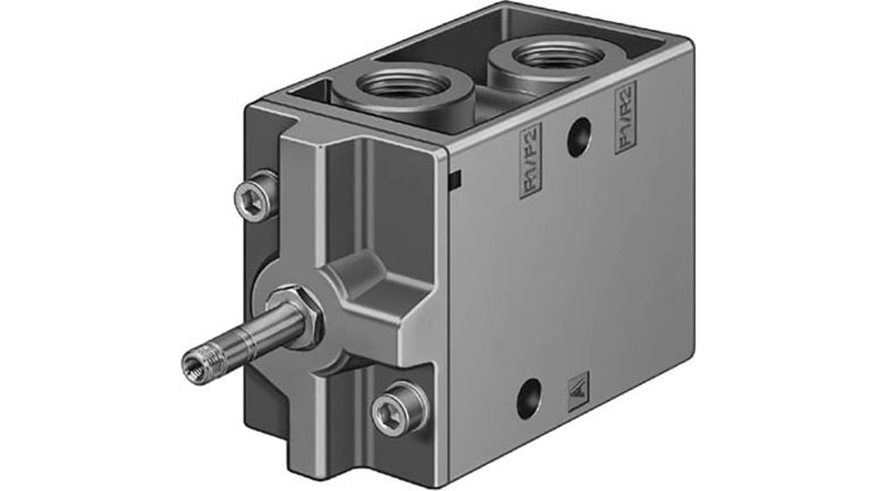 Festo 3/2 Closed, Monostable Pneumatic Solenoid/Pilot-Operated Control Valve - Electrical MFH Series