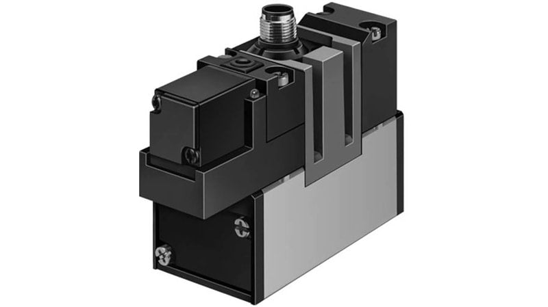 Festo 5/2 Monostable Pneumatic Solenoid/Pilot-Operated Control Valve - Electrical MEBH Series