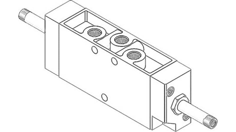 Festo 5/2 Bistable-Dominant Pneumatic Solenoid/Pilot-Operated Control Valve - Electrical JMFDH Series