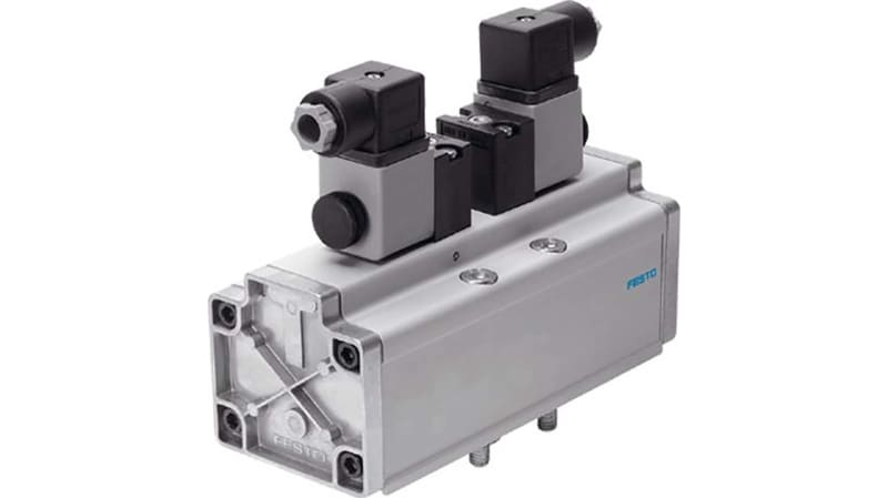 Festo 5/3 Closed Pneumatic Solenoid/Pilot-Operated Control Valve - Electrical MDH Series