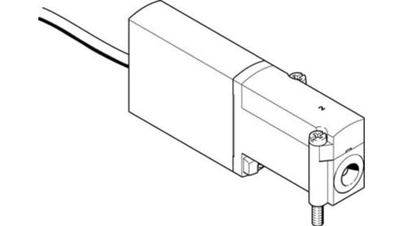 Festo 3/2 Closed, Monostable Pneumatic Solenoid/Pilot-Operated Control Valve - Electrical MHA4 Series