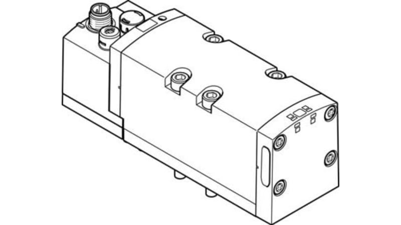 Festo 5/2 Monostable Solenoid Valve - Electrical VSVA-B-M52-MZD-D2-1R5L Series