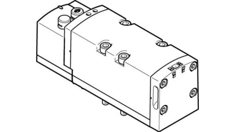 Festo 5/2 Monostable Solenoid Valve - Electrical VSVA-B-M52-MZD-D2-1T1L Series
