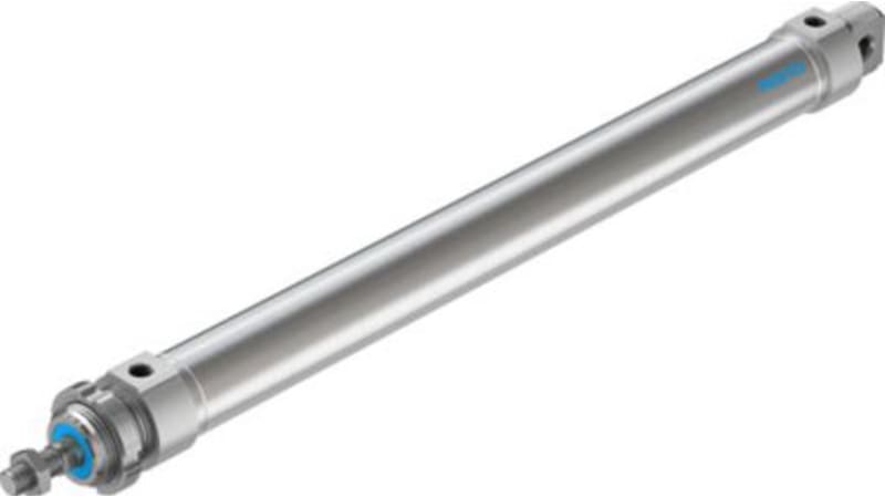 Festo Pneumatic Roundline Cylinder 32mm Bore, 320mm Stroke, DSNU-32-320-PPV-A Series, Double Acting