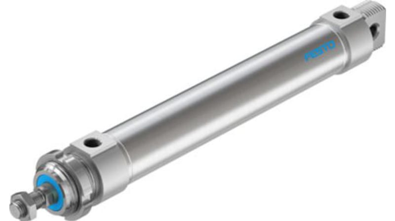 Festo Pneumatic Roundline Cylinder 40mm Bore, 200mm Stroke, DSNU-40-200-PPS-A Series, Double Acting