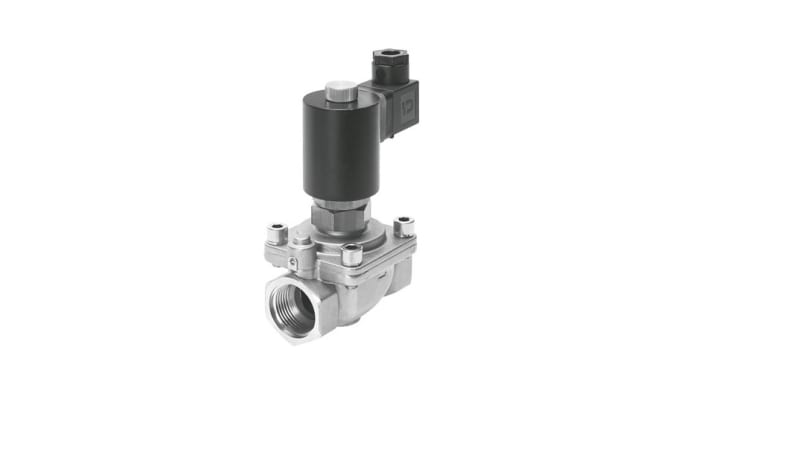 Festo 2/2 Closed, Monostable Solenoid Valve - Electrical VZWF-L-M22C-N114-400-E-3AP4-10-R1 Series