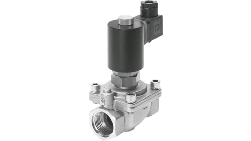 Festo 2/2 Closed, Monostable Solenoid Valve - Electrical VZWF-L-M22C-N2-500-1P4-6-R1 Series