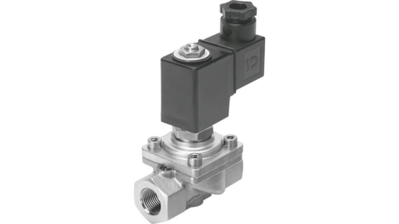 Festo 2/2 Closed, Monostable Solenoid Valve - Electrical VZWF-B-L-M22C-N38-135-V-1P4-10 Series