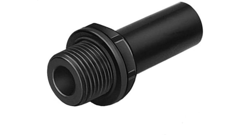 Festo Straight Tube-to-Tube Adaptor to Push In 15 mm to Push In 15 mm, CQ Series