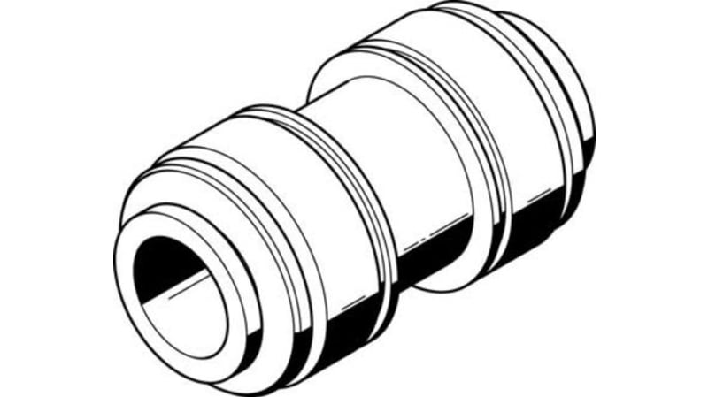 Festo Straight Tube-to-Tube Adaptor to Push In 28 mm to Push In 28 mm, CQ Series