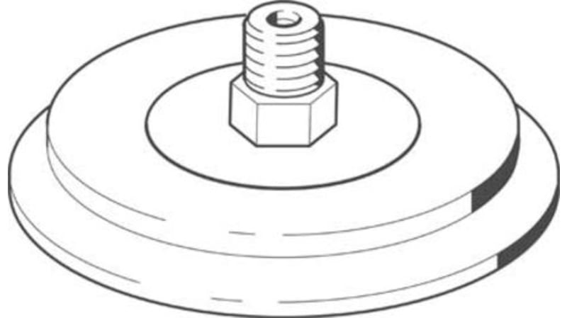 Festo 125mm Flat PUR Suction Cup VAS-125-3/8-PUR-B