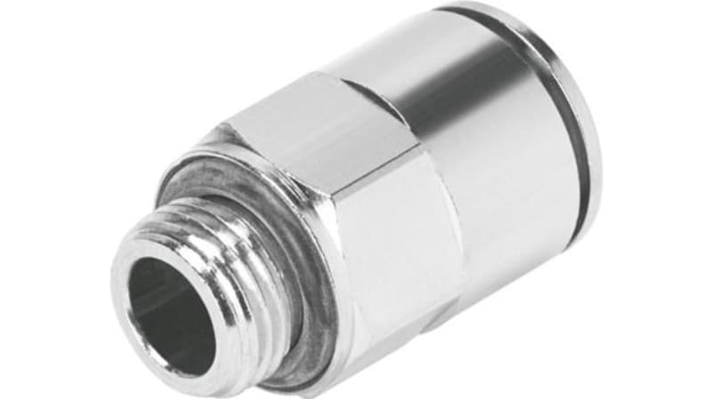Festo Straight Threaded Adaptor to G 1/8 Male to Push In 4 mm