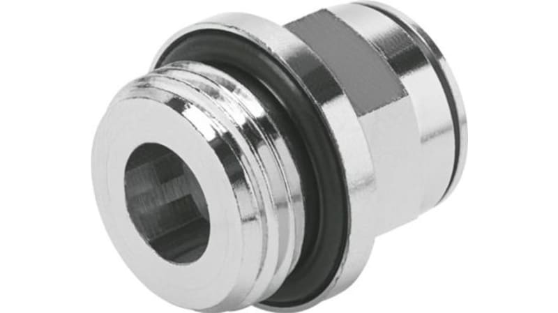 Festo Straight Threaded Adaptor to G 1/2 Male to Push In 10 mm