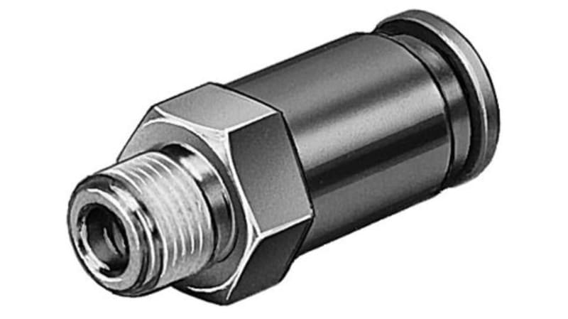 Festo HB-1/4-QS-8 Non Return Valve, 8mm Tube Inlet, R1/4 Tube Outlet, -1 to10bar