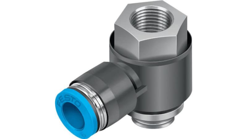Festo Tee Threaded Adaptor to G 1/8 Female to Push In 4 mm 6 bar