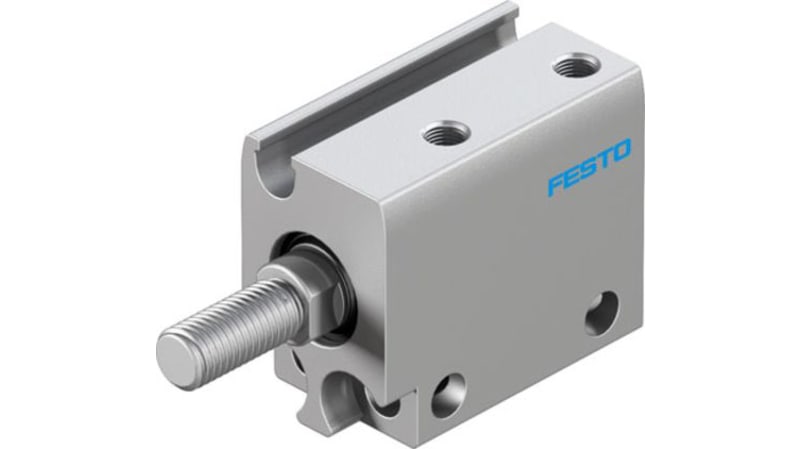 Festo Pneumatic Compact Cylinder 10mm Bore, 5mm Stroke, ADN Series, Double Acting