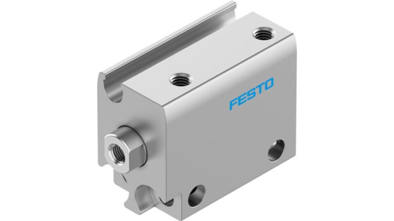 Festo Pneumatic Compact Cylinder 10mm Bore, 5mm Stroke, AEN Series, Single Acting