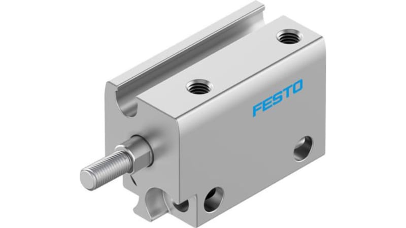 Festo Pneumatic Compact Cylinder 6mm Bore, 10mm Stroke, AEN Series, Single Acting