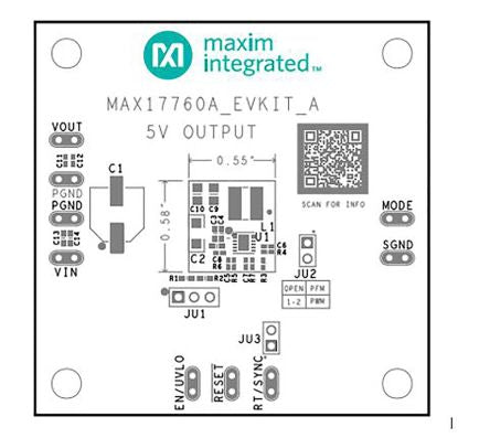 Maxim Integrated MAX17760AEVKIT# 2044483